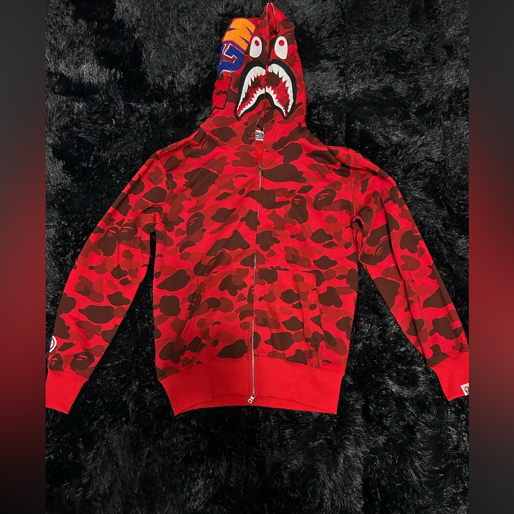 Bape Camo Shark Hoodie
